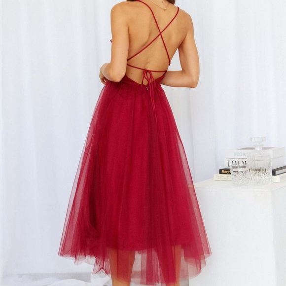 Wine Fairy Vibes Midi Dress